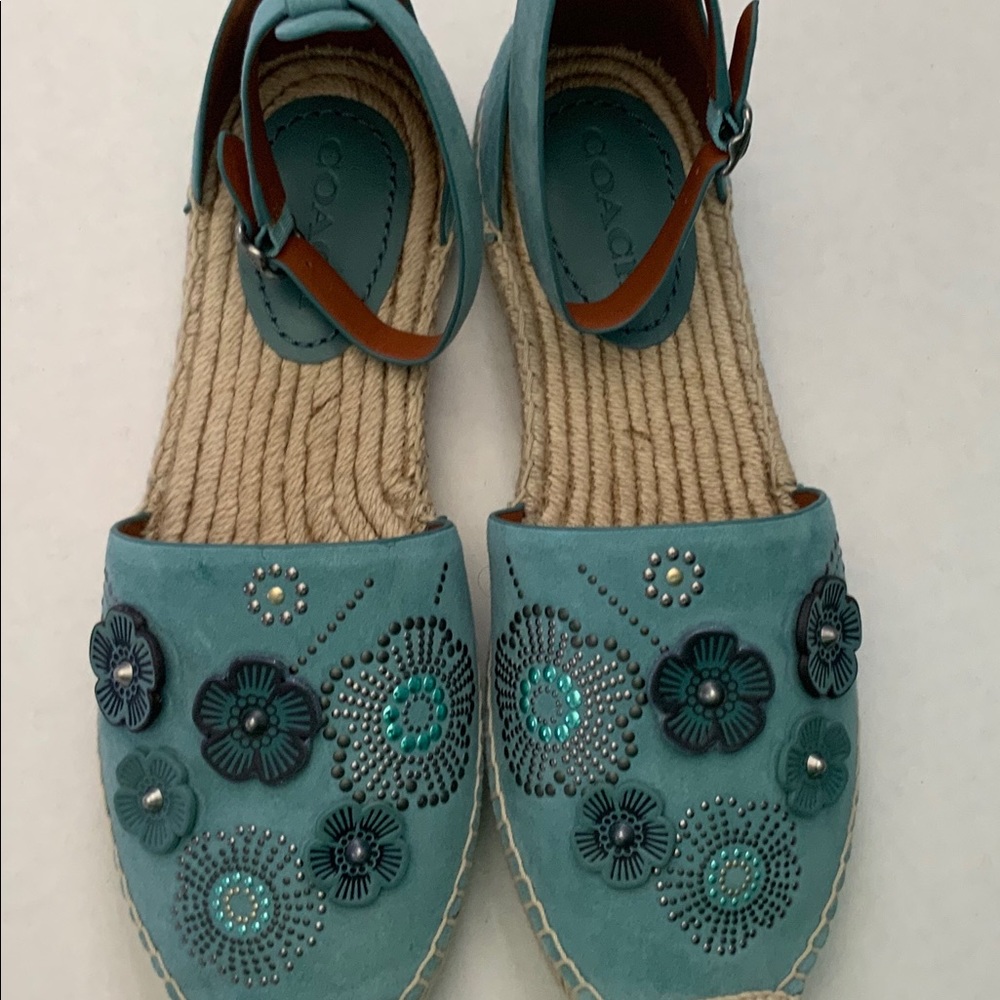 Coach ankle strap espadrille